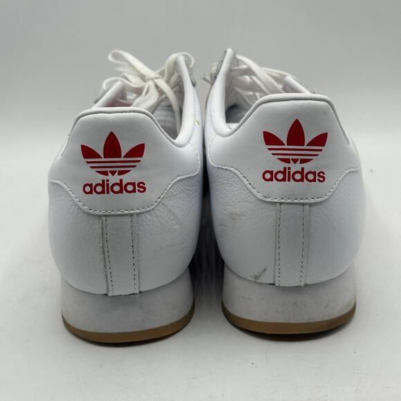 ADIDAS Samoa Sneakers White Red Gum Sz US 10 - Picture 5 of 7